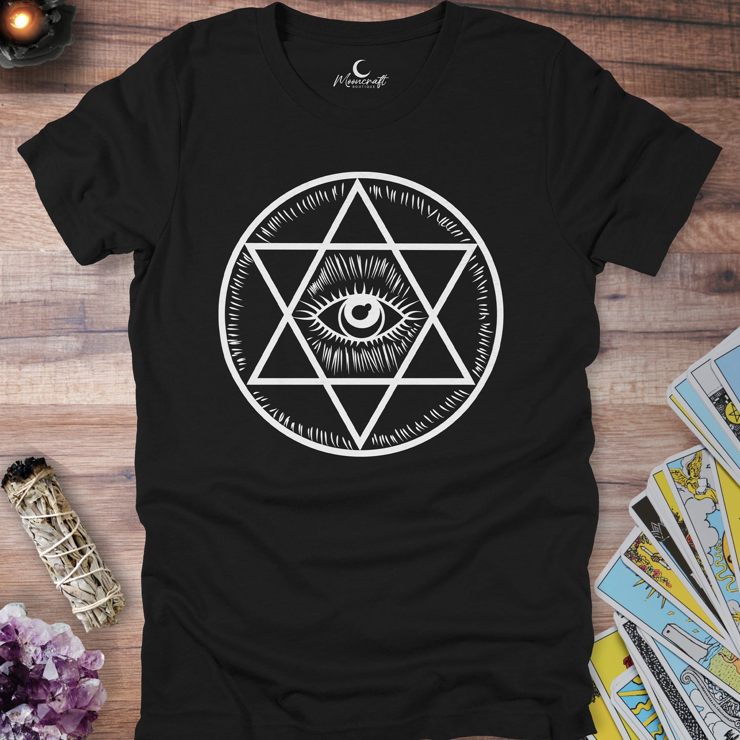 All Seeing Eye Sacred Geometry T-Shirt