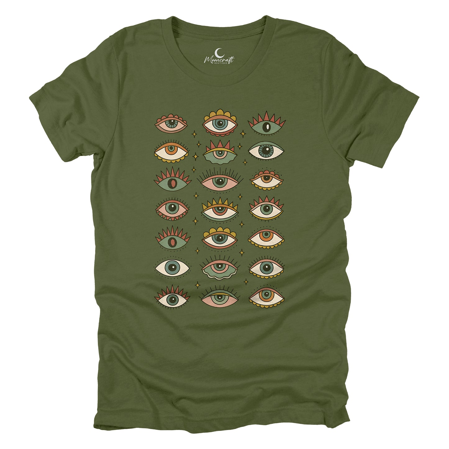 Evil Eye Pattern T-Shirt