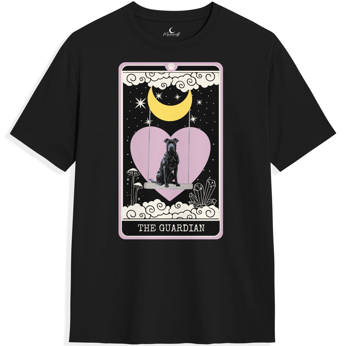 The Guardian - Black Pitbull T-Shirt