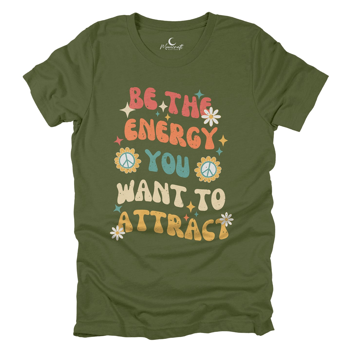 Be the Energy You Want To Attract Retro T-Shirt