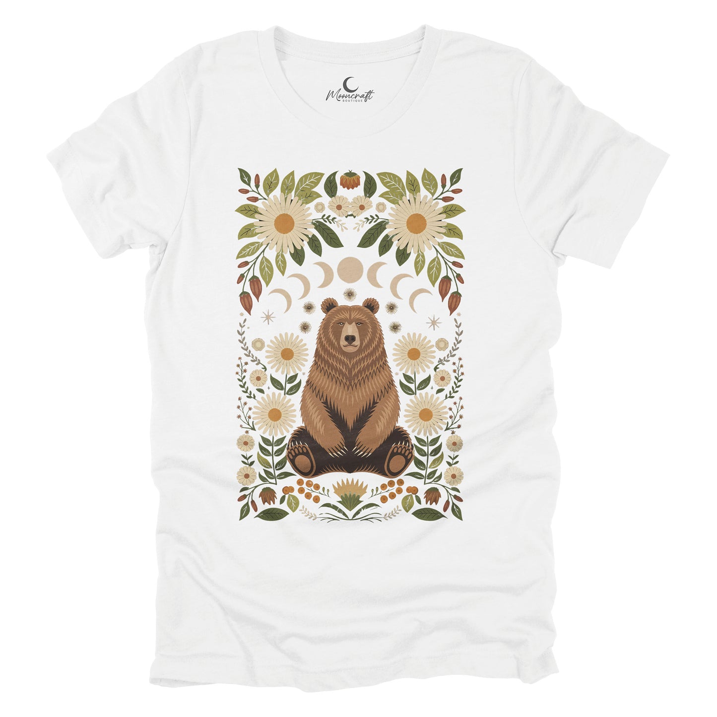 Bear Spirit Animal Boho T-Shirt