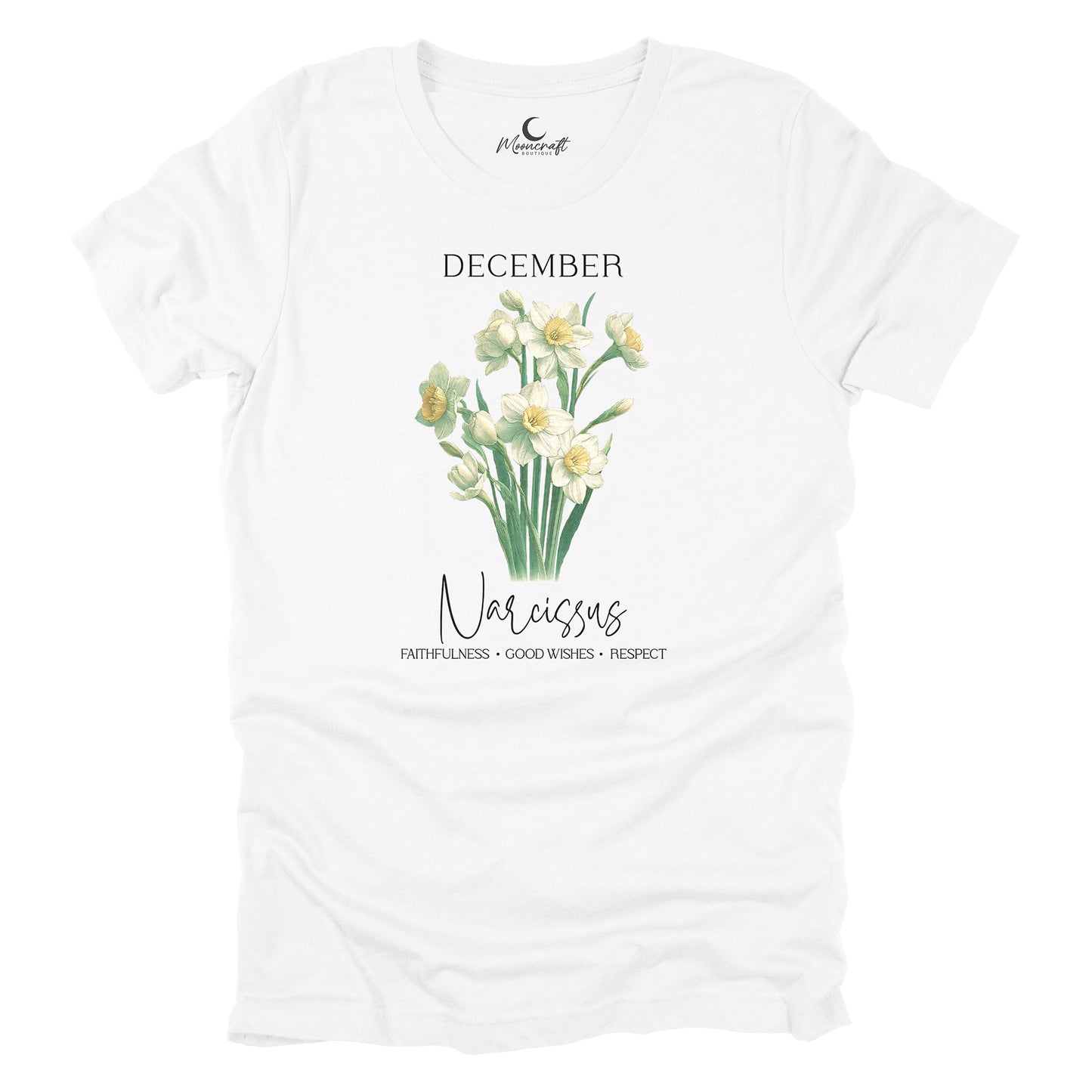 December Birth Month Flower T-Shirt