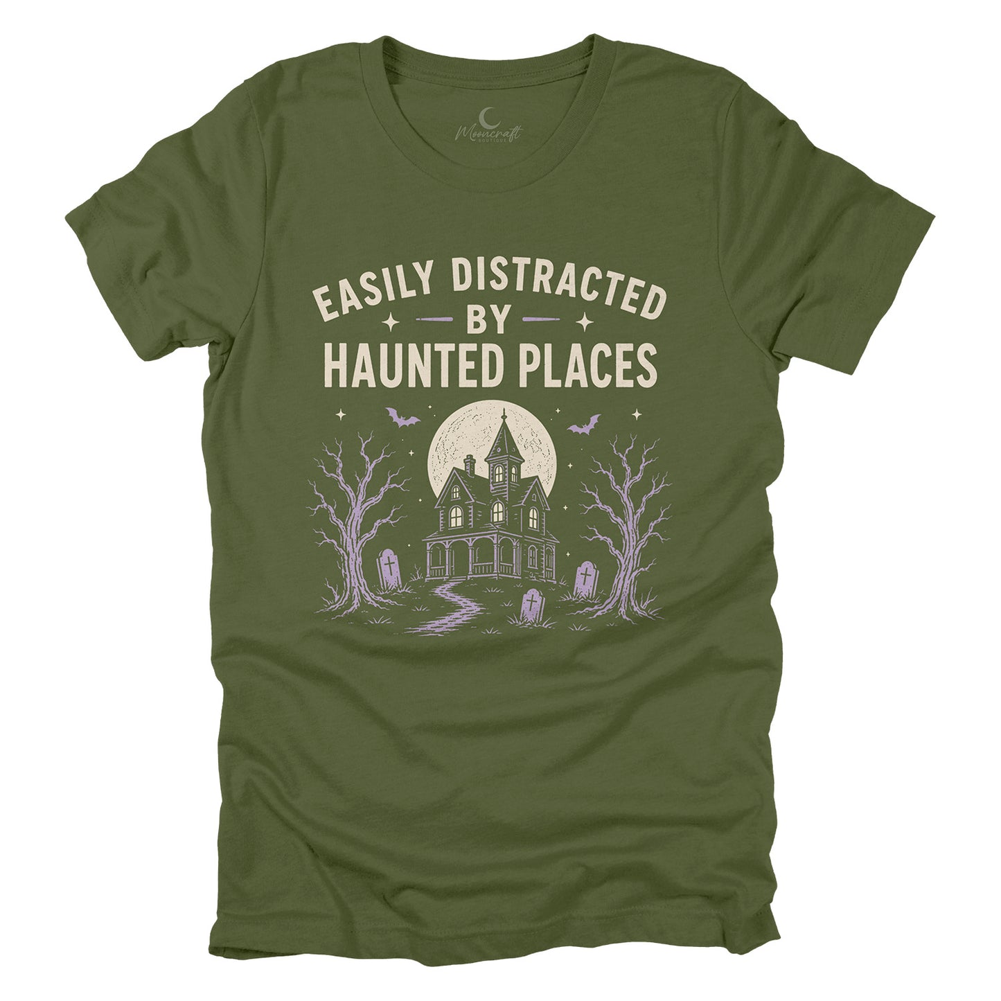 Easily Distracted by Haunted Places T-Shirt