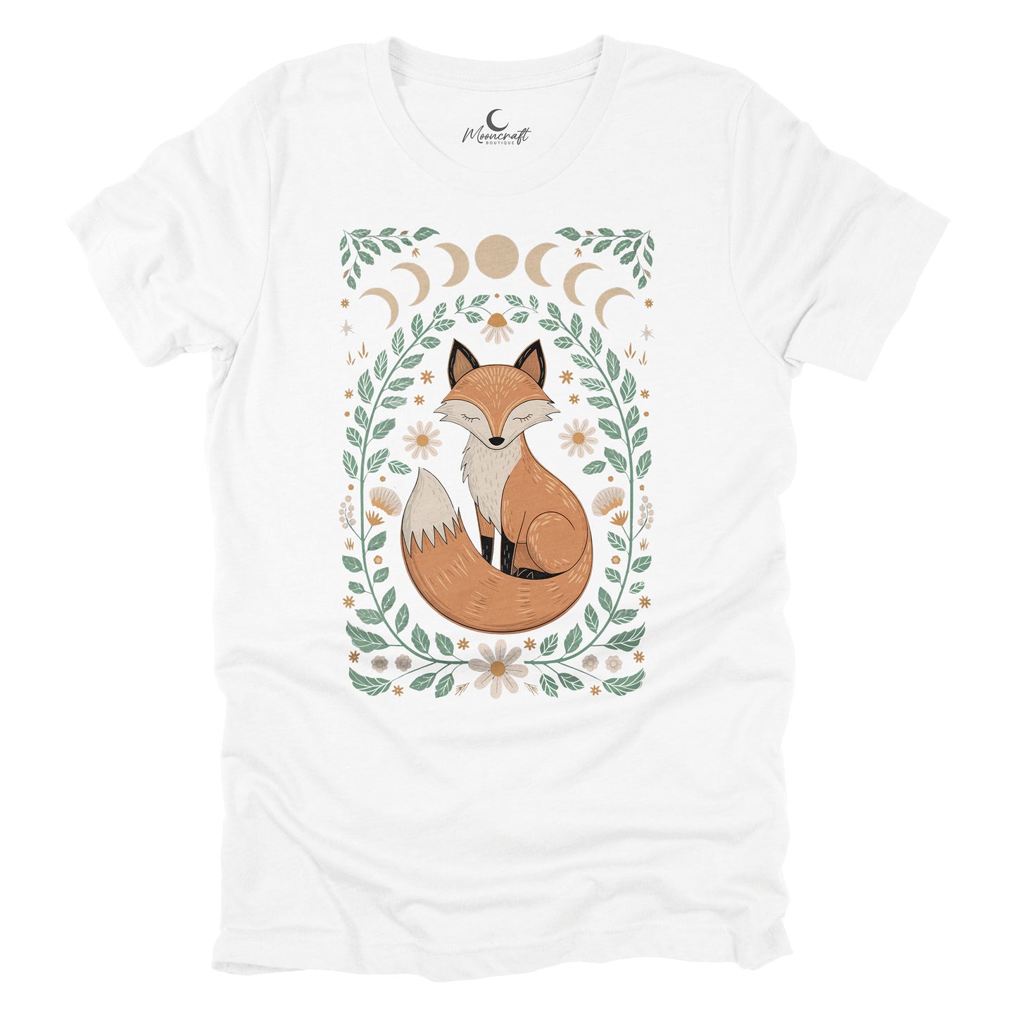 Fox Spirit Animal Boho T-Shirt
