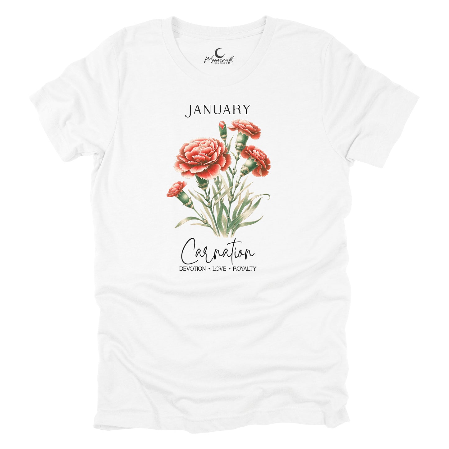 January Birth Month Flower T-Shirt