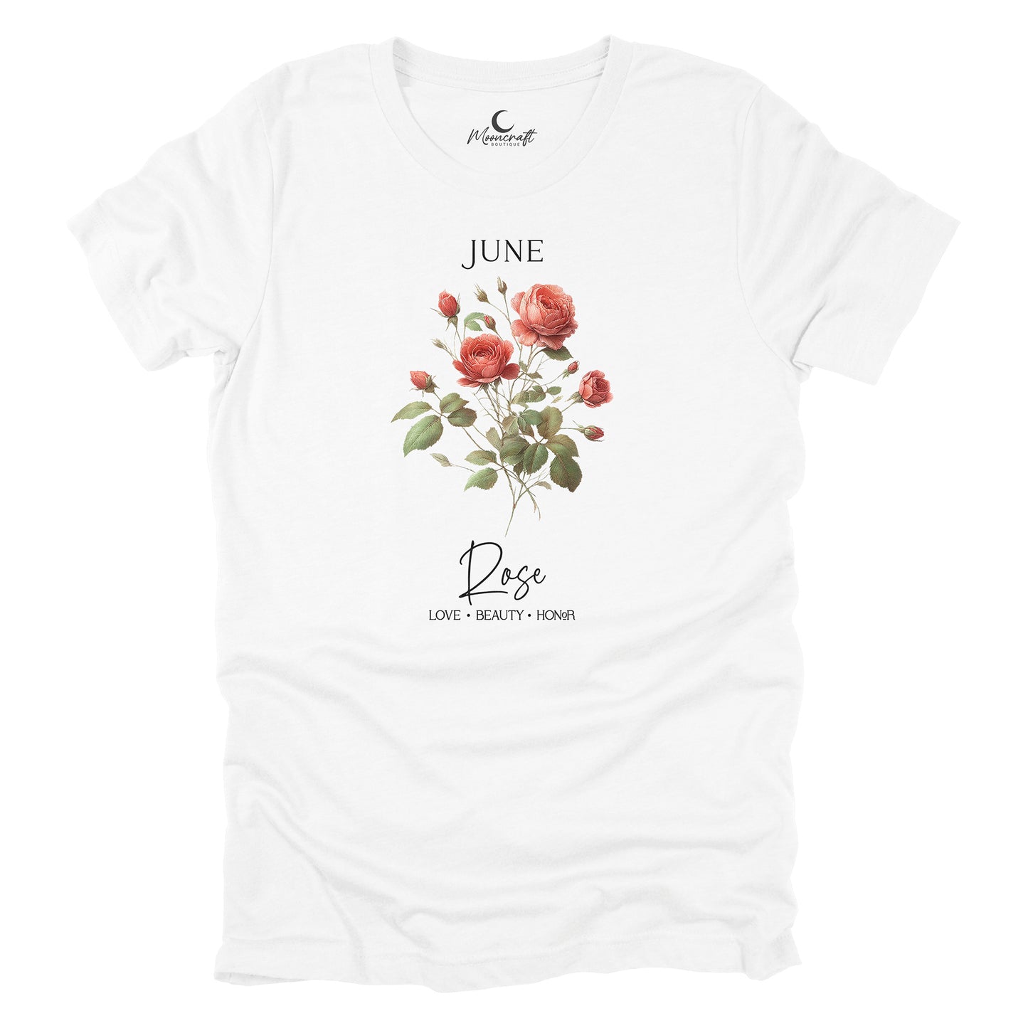 June Birth Month Flower T-Shirt