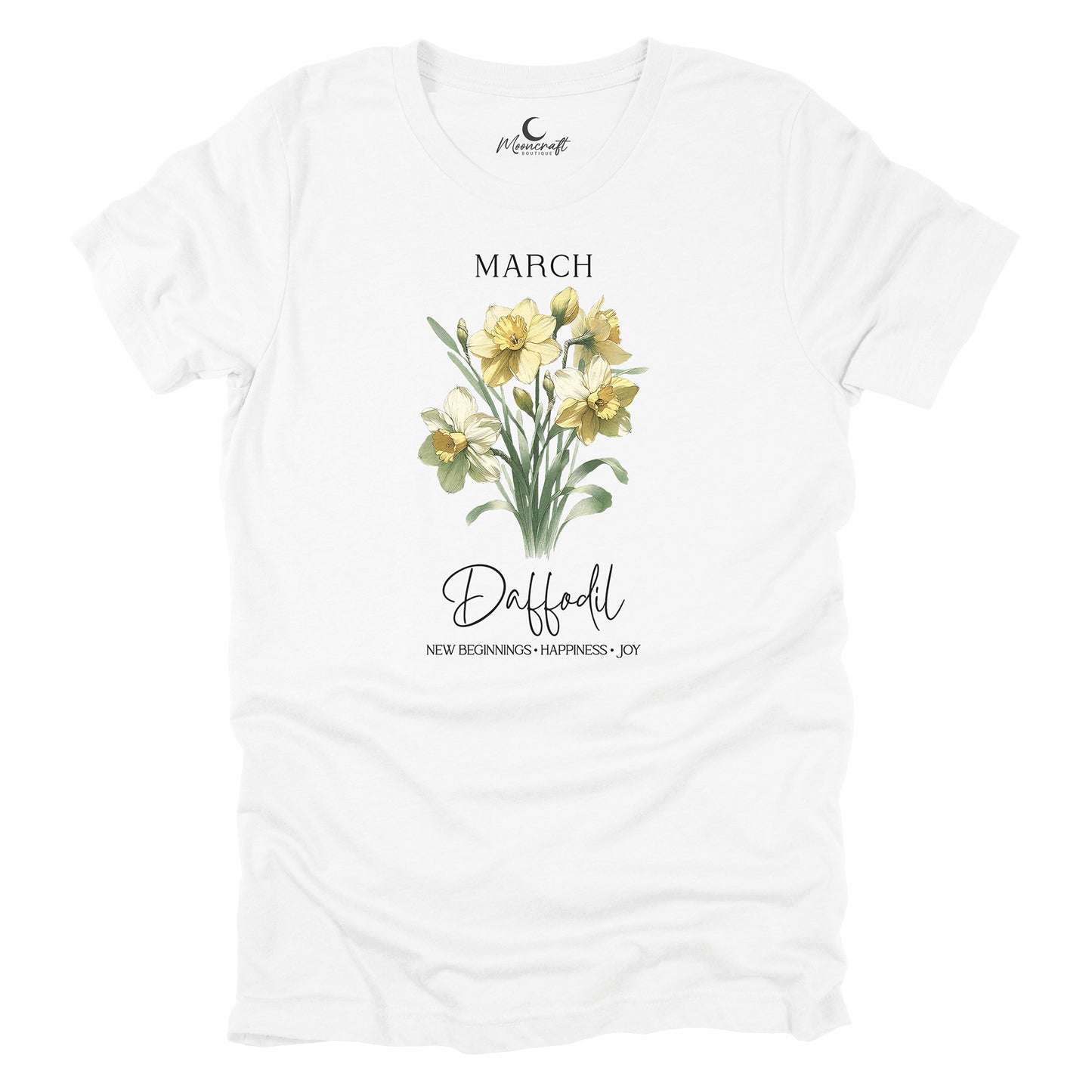 March Birth Month Flower T-Shirt