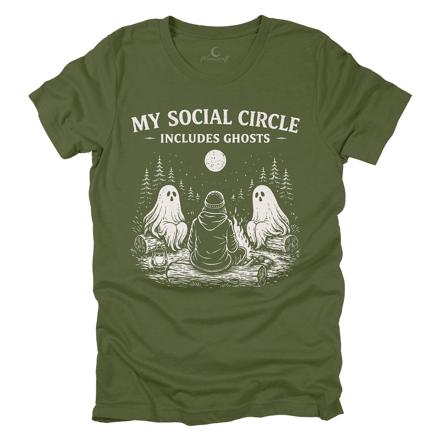 My Social Circle Includes Ghosts T-Shirt