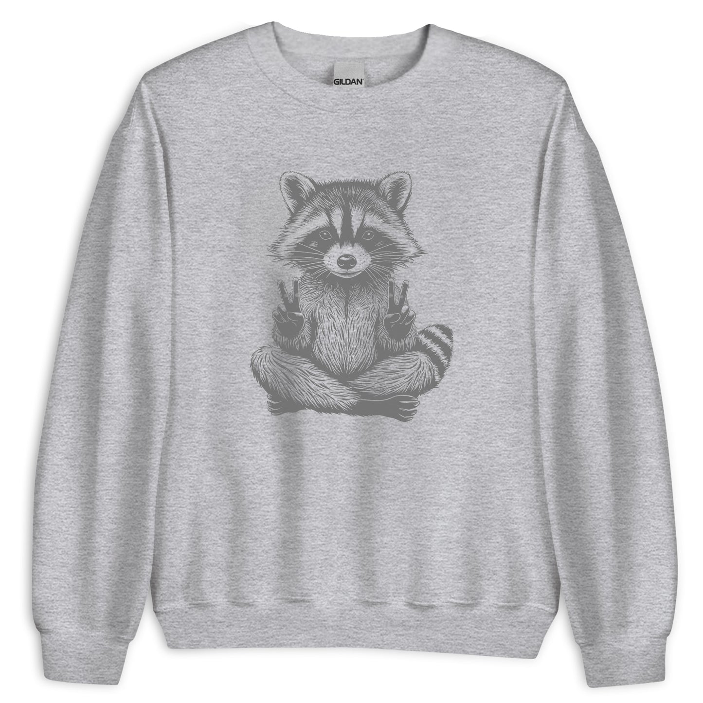 Raccoon Peace Sweatshirt