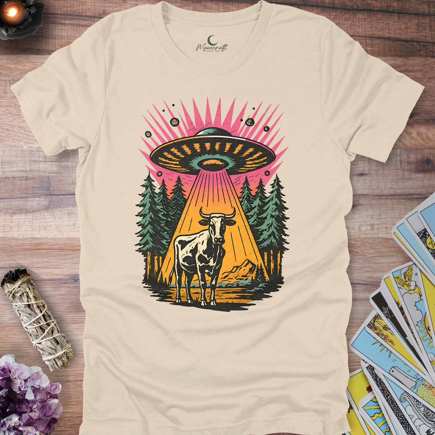 UFO Cow Abduction T-Shirt