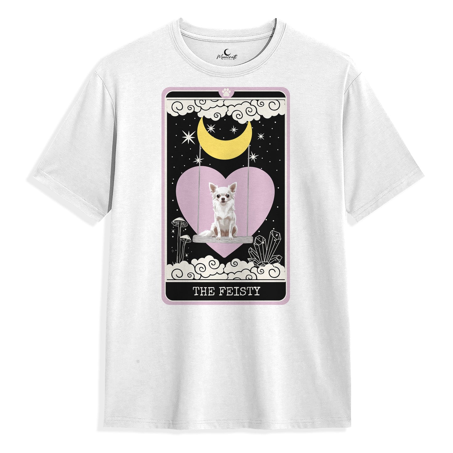 The Feisty - White Chihuahua T-Shirt