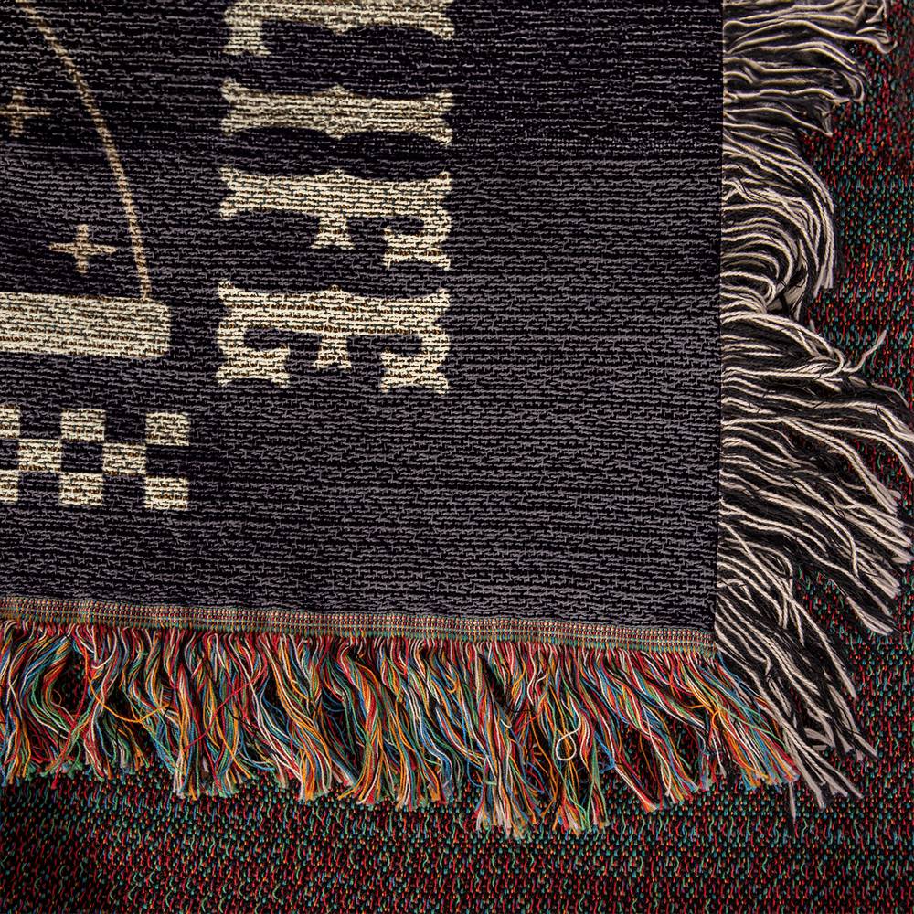 Trust The Timing Of Your Life Woven Blanket