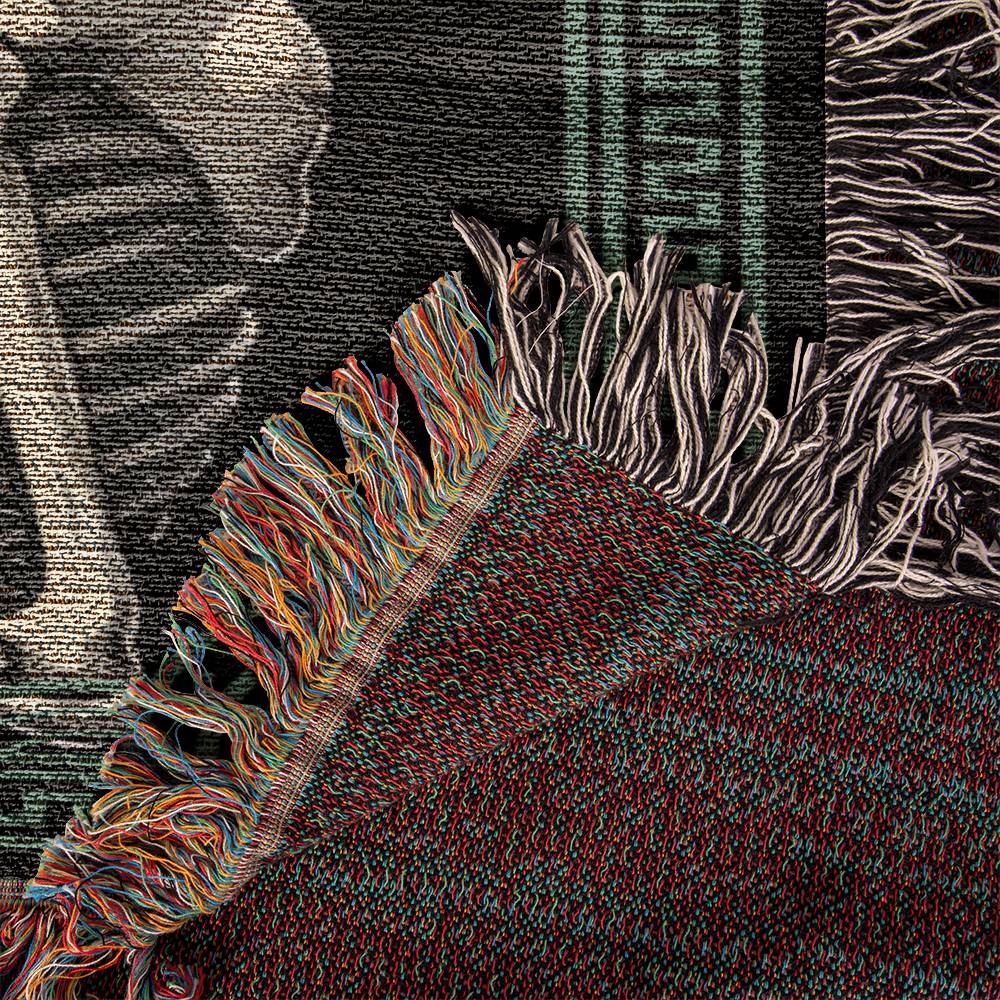 Til Death And Beyond Woven Blanket