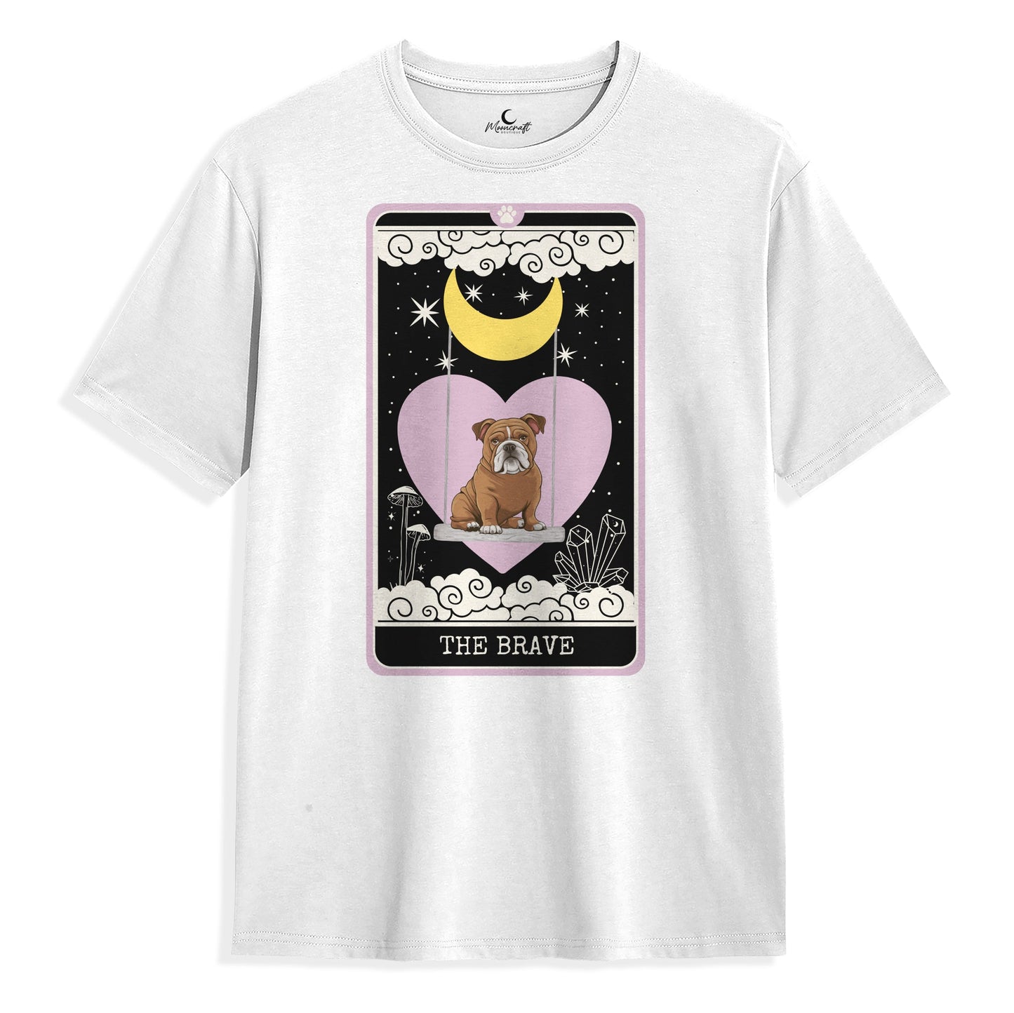 The Brave - Brown English Bulldog T-Shirt