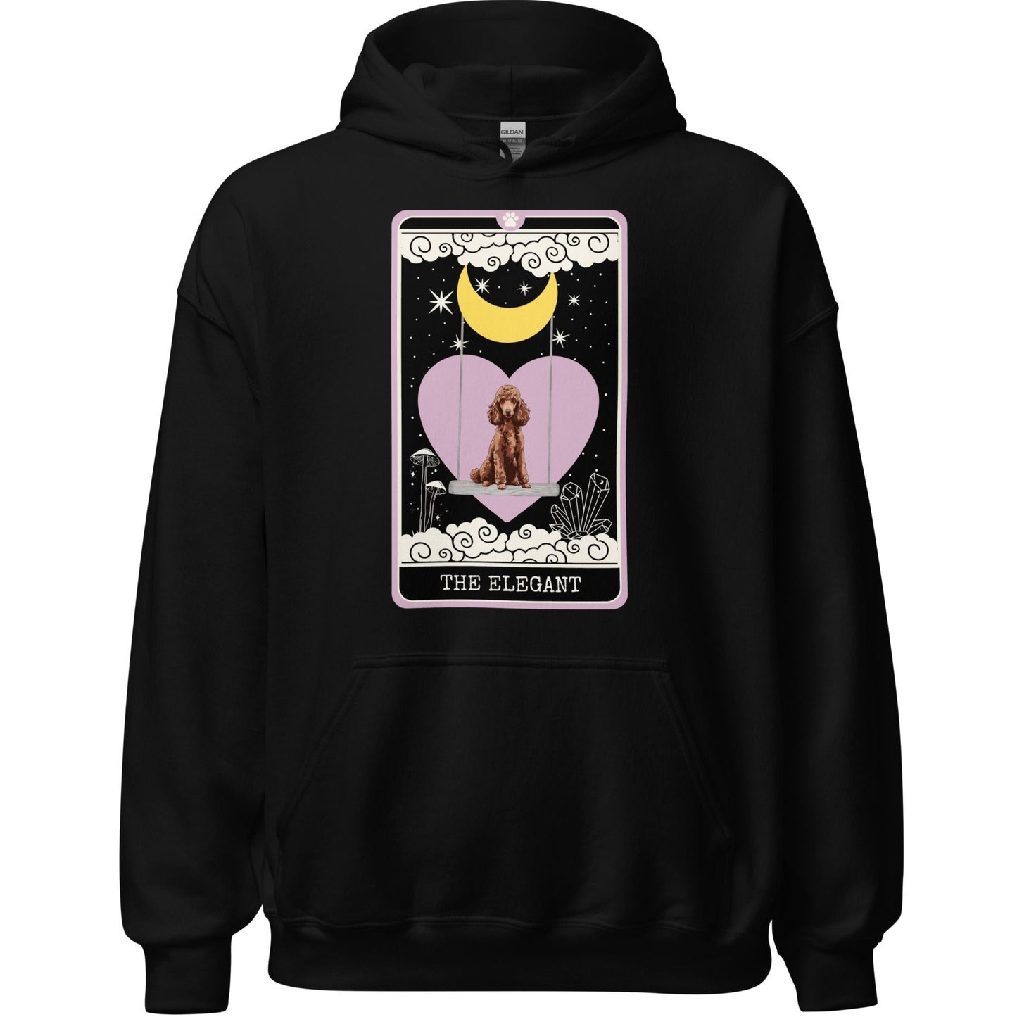 The Elegant - Brown Poodle Hoodie