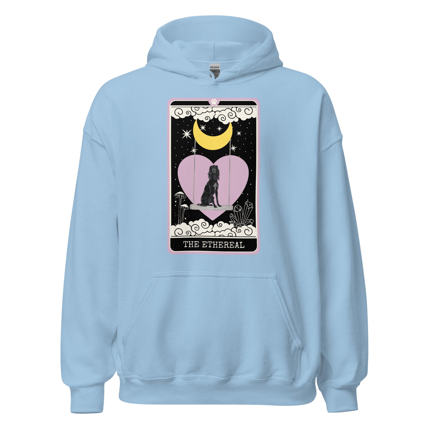 The Ethereal - Black Saluki Hoodie