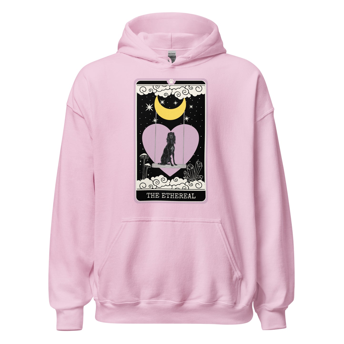 The Ethereal - Black Saluki Hoodie