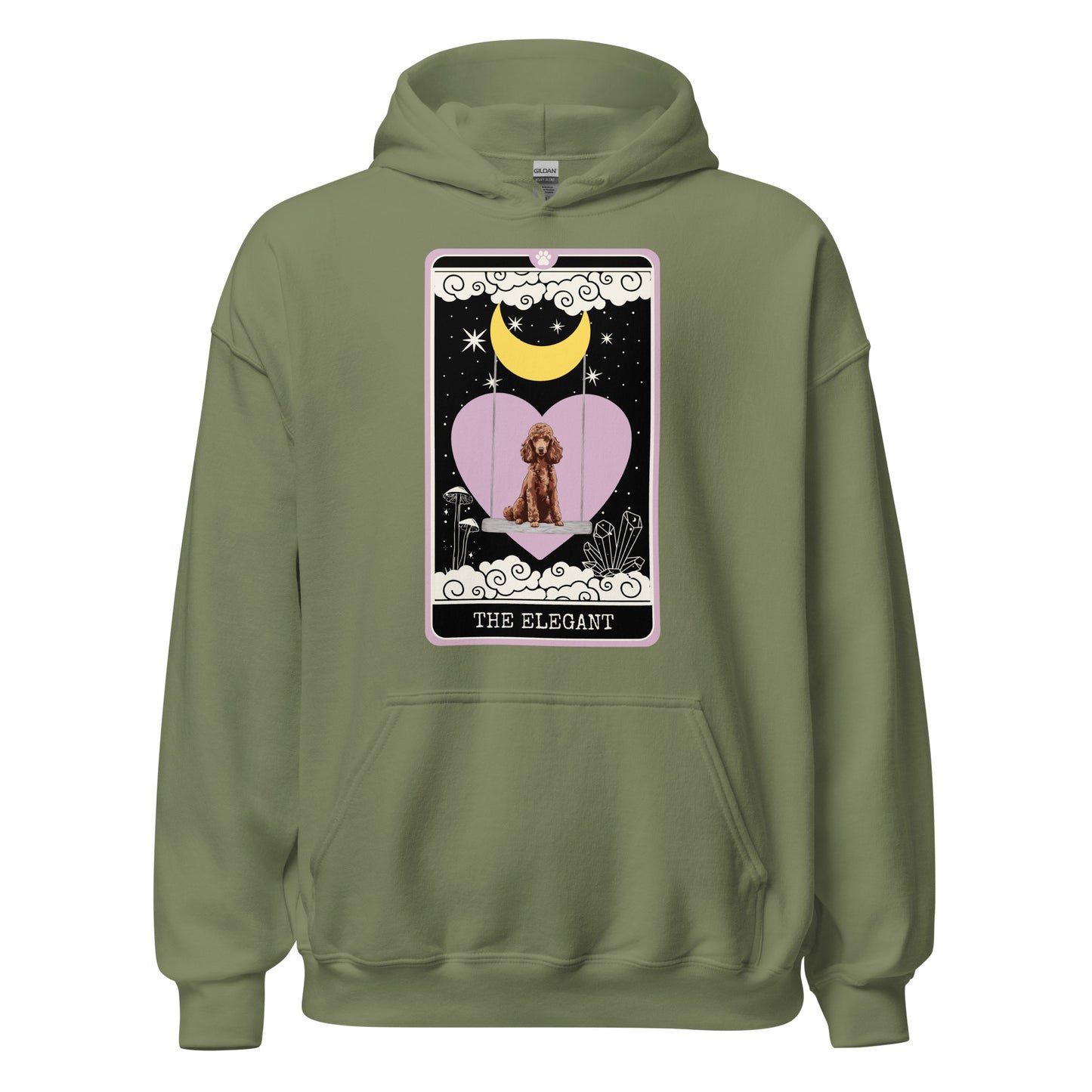 The Elegant - Brown Poodle Hoodie