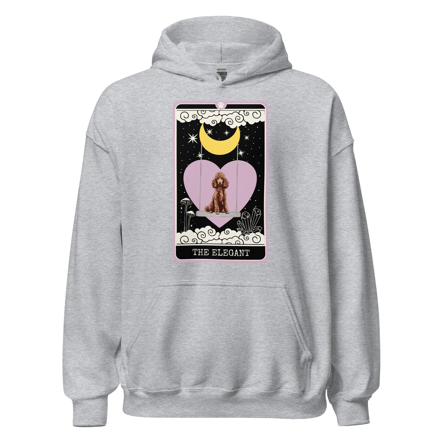 The Elegant - Brown Poodle Hoodie