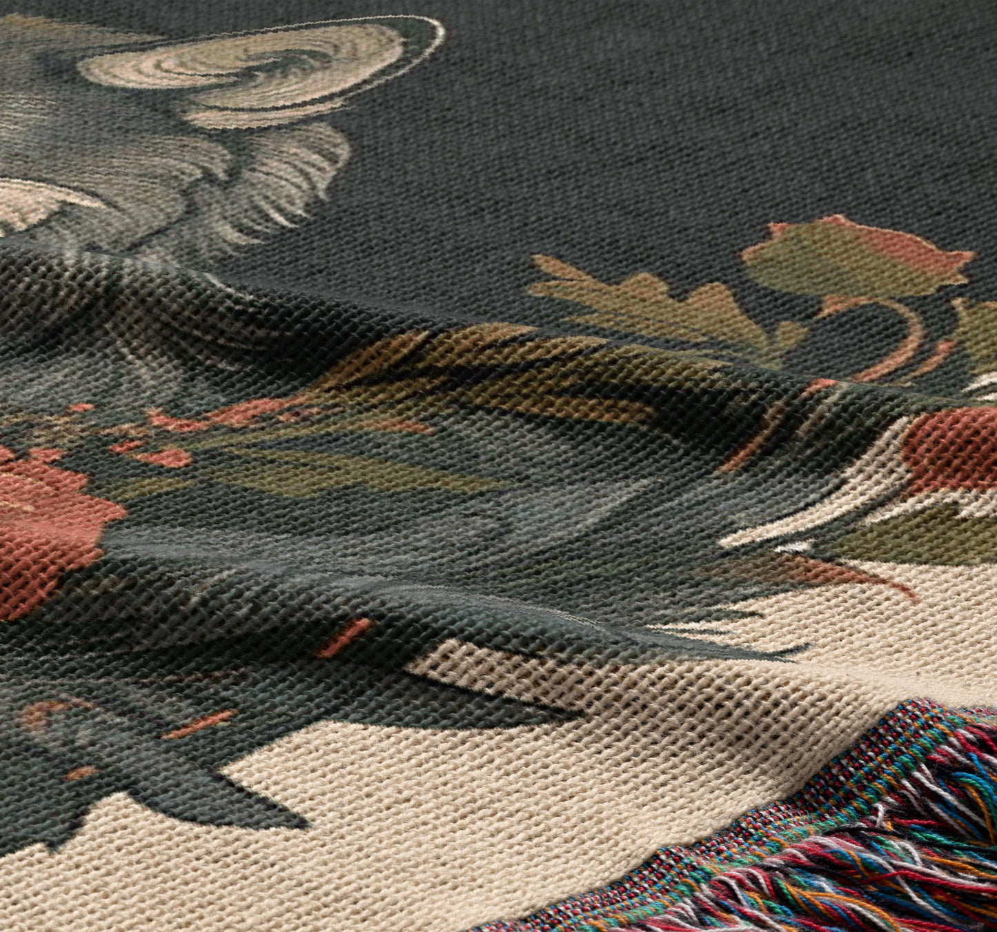 Eternally Yours Wolves Couple Woven Blanket