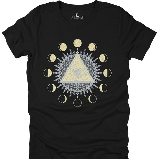 All Seeing Eye Mandala T-Shirt