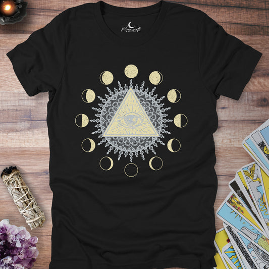 All Seeing Eye Mandala T-Shirt