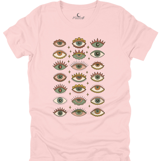 Evil Eye Pattern T-Shirt