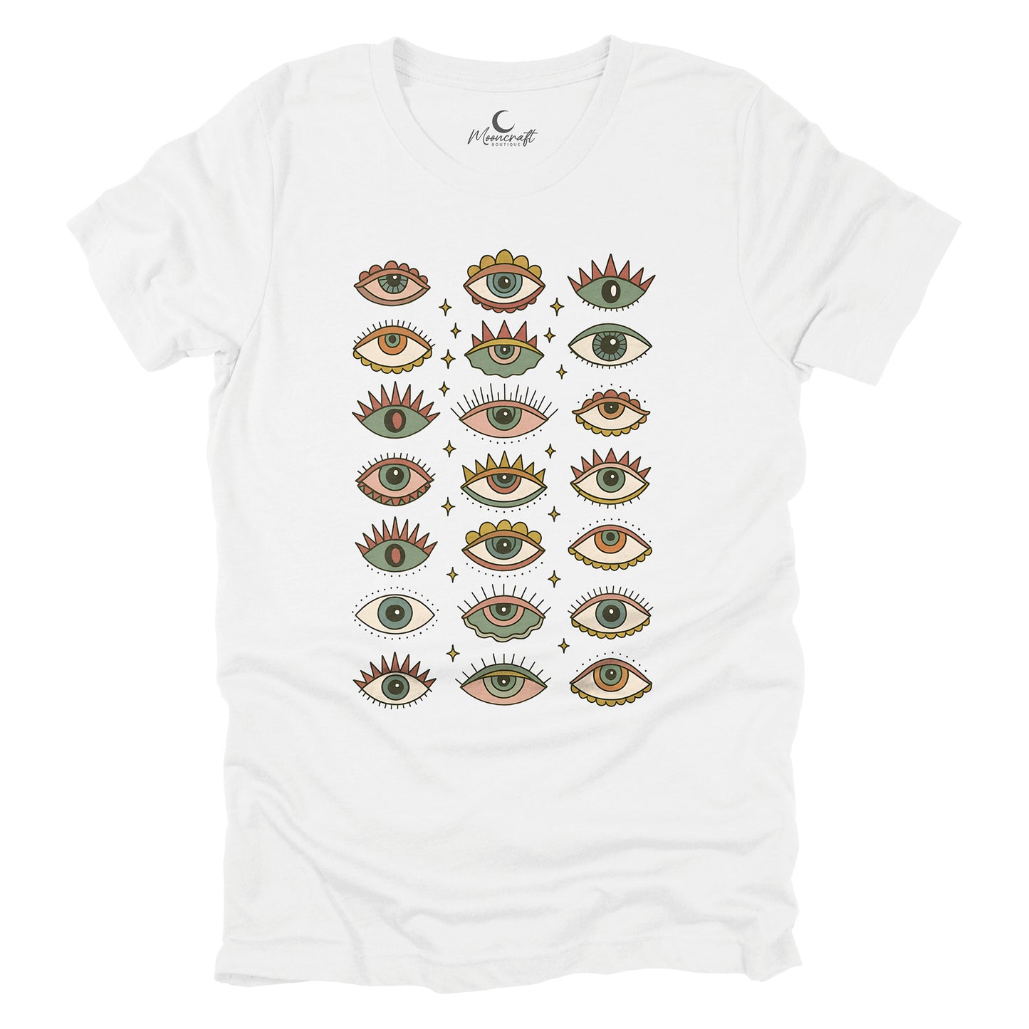 Evil Eye Pattern T-Shirt