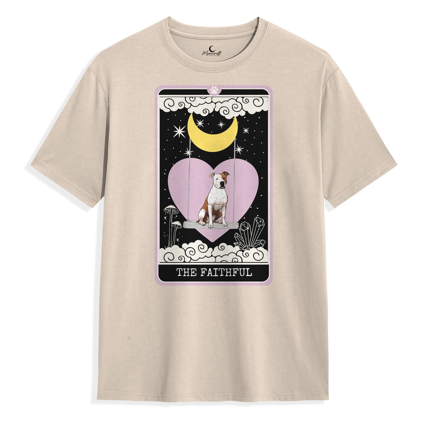 The Faithful - White American Staffordshire Terrier T-Shirt