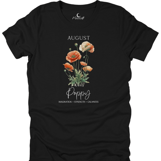 August Birth Month Flower T-Shirt