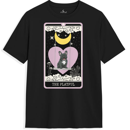 The Playful - Blue French Bulldog T-Shirt