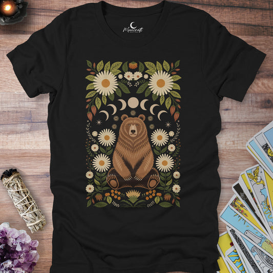 Bear Spirit Animal Boho T-Shirt
