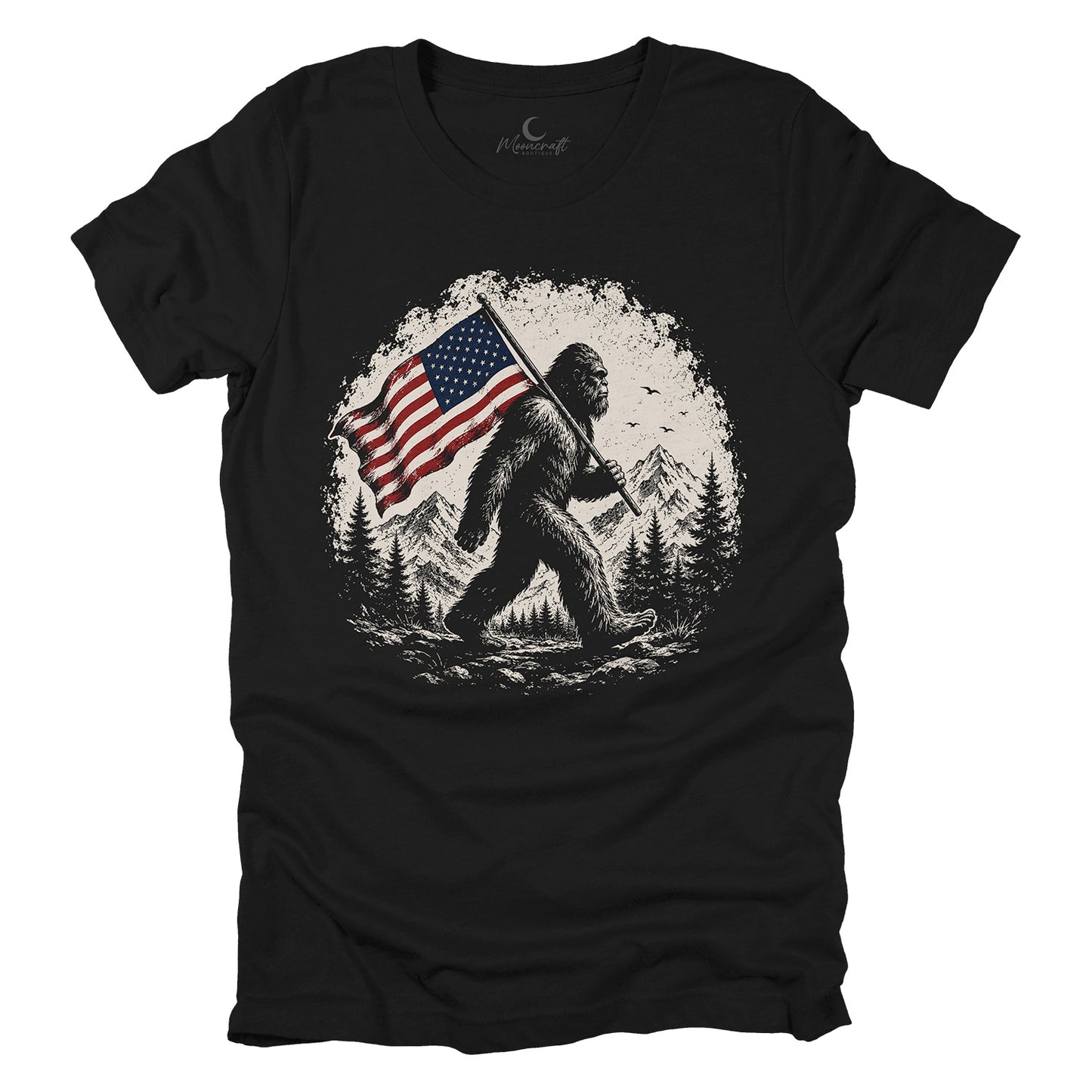 Patriotic Bigfoot T-Shirt