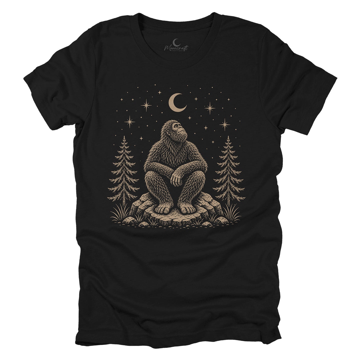 Bigfoot Stargazing T-Shirt