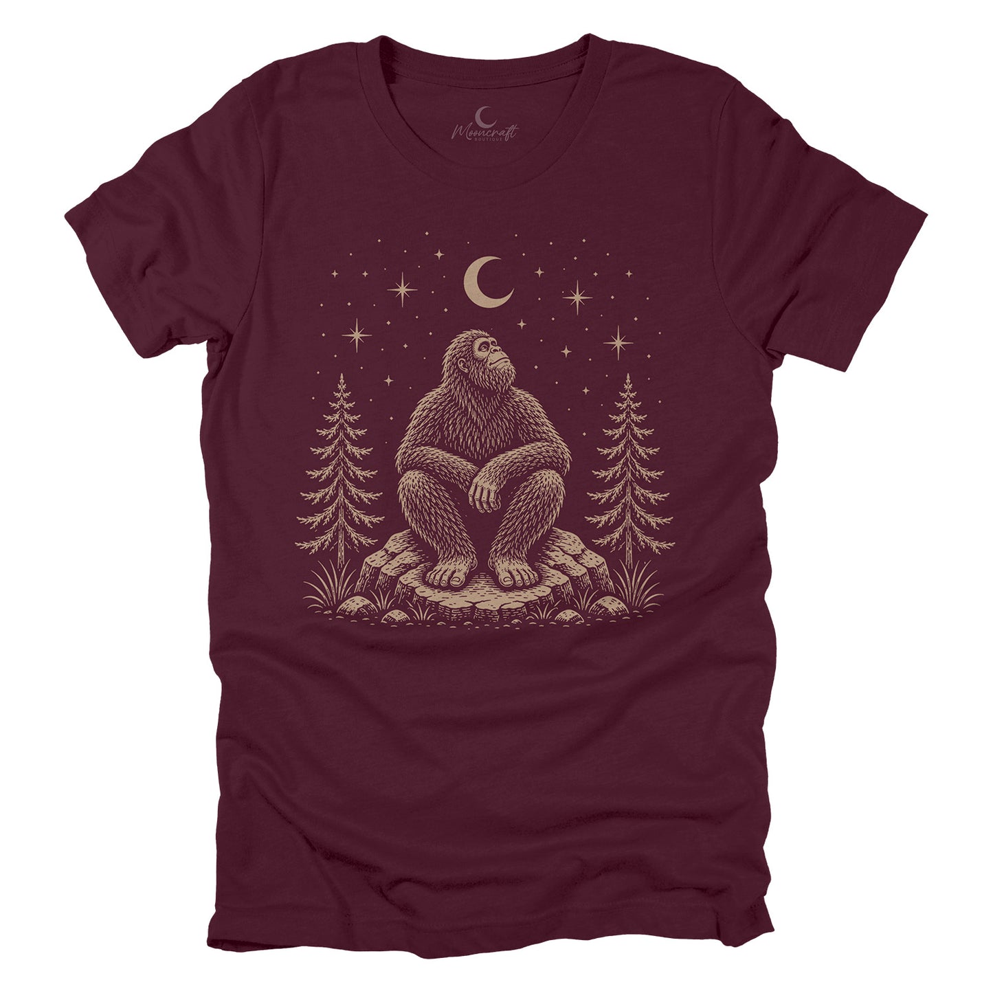 Bigfoot Stargazing T-Shirt