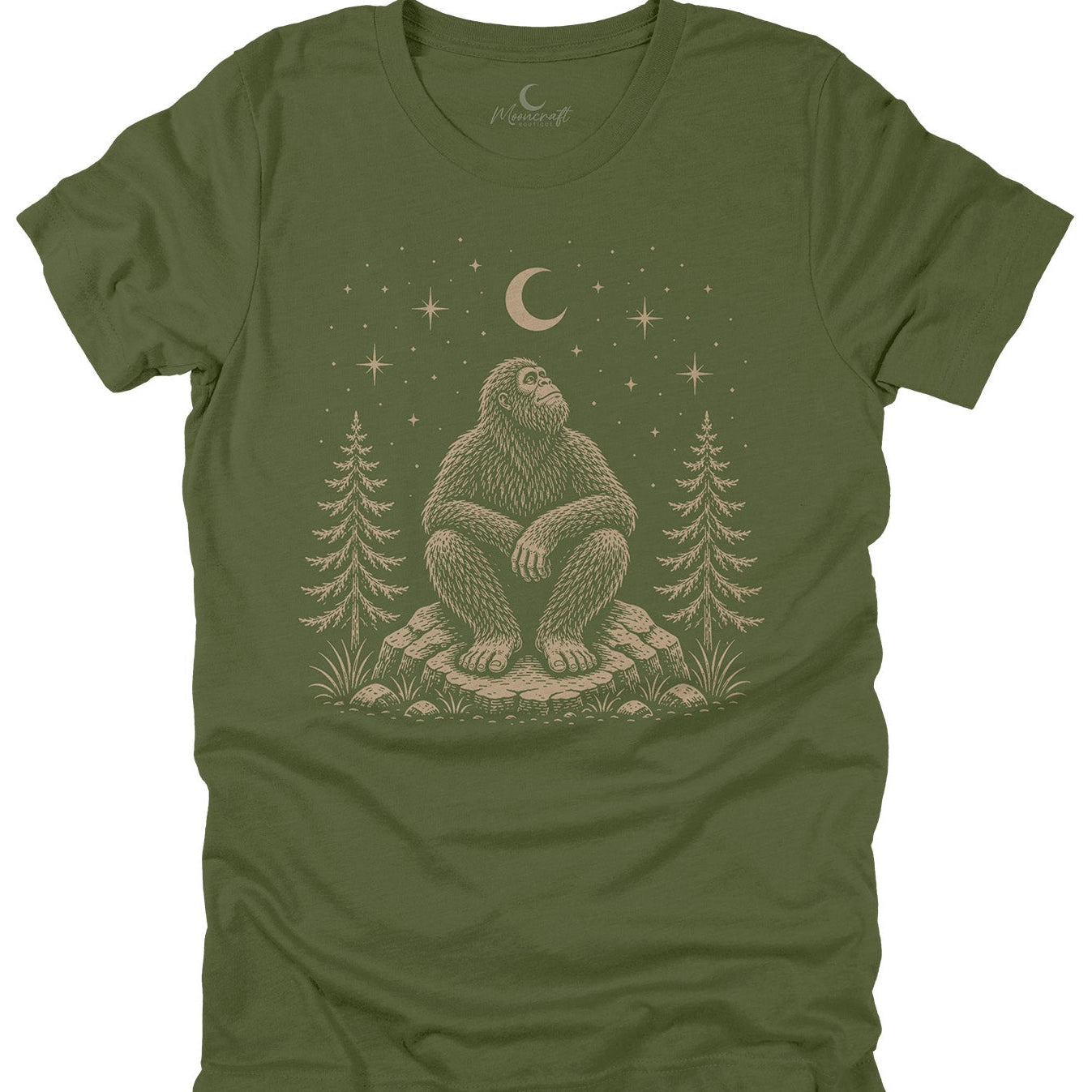 Bigfoot Stargazing T-Shirt