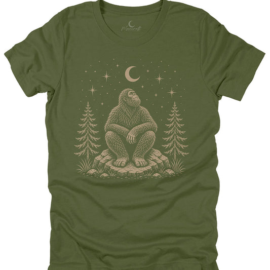 Bigfoot Stargazing T-Shirt