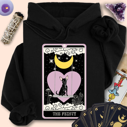 The Feisty - Black Chihuahua Hoodie
