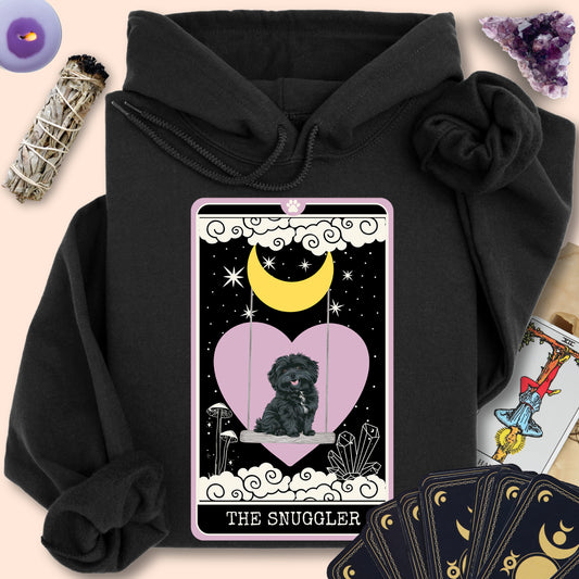 The Snuggler - Black Maltipoo Hoodie