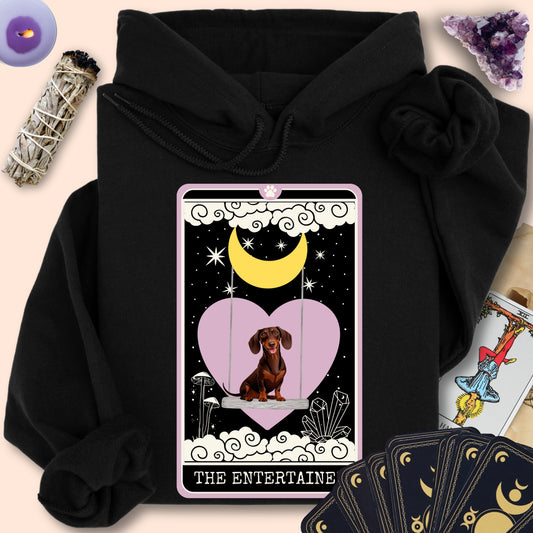 The Entertainer - Chocolate Dachshund Hoodie