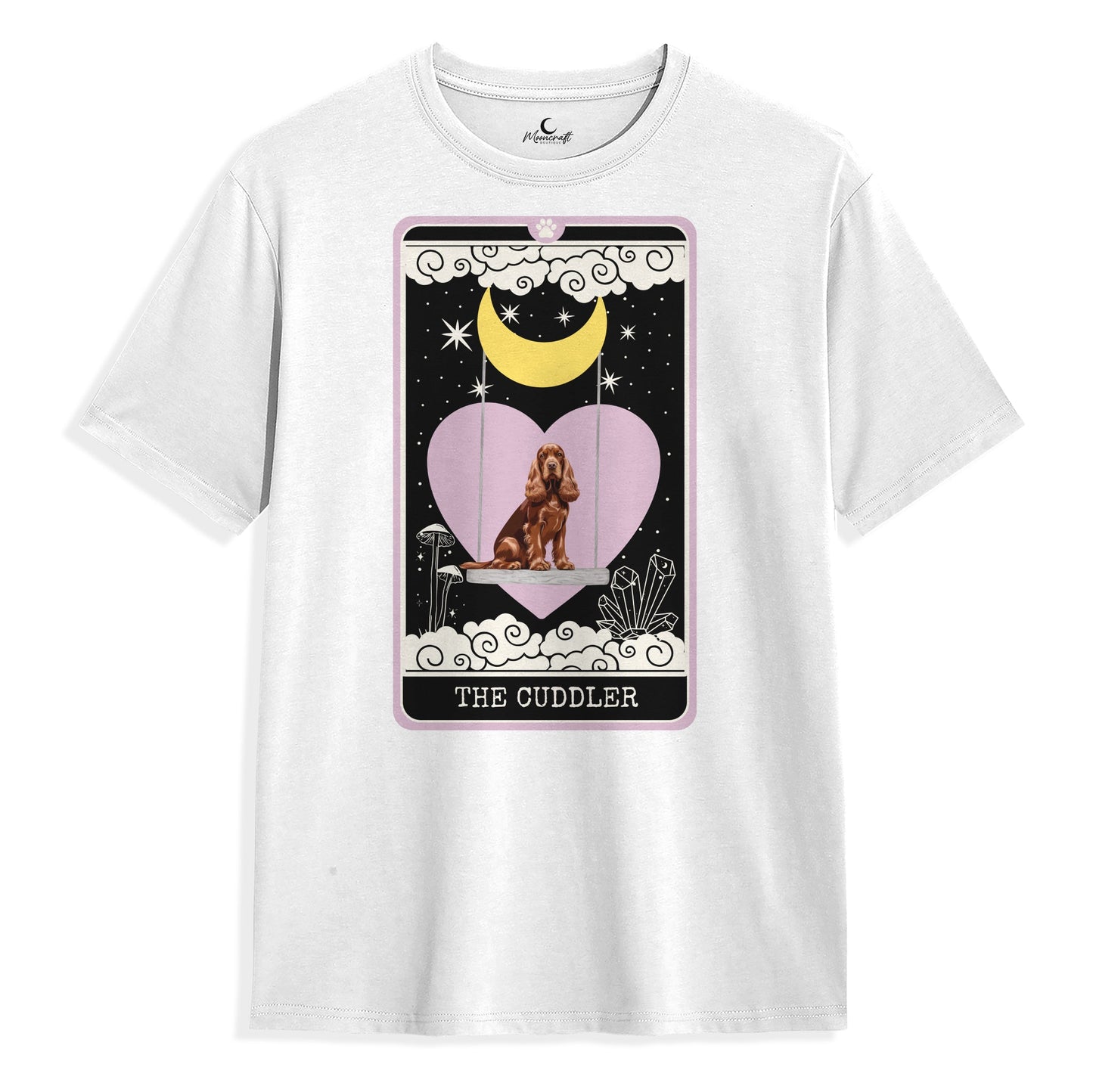 The Cuddler - Brown Cocker Spaniel T-Shirt