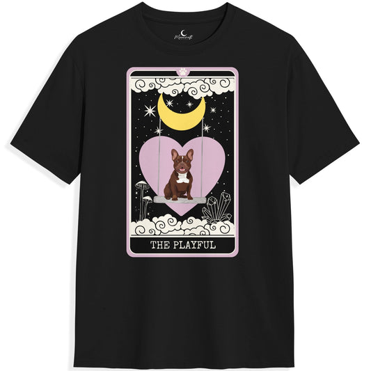 The Playful - Chocolate French Bulldog T-Shirt