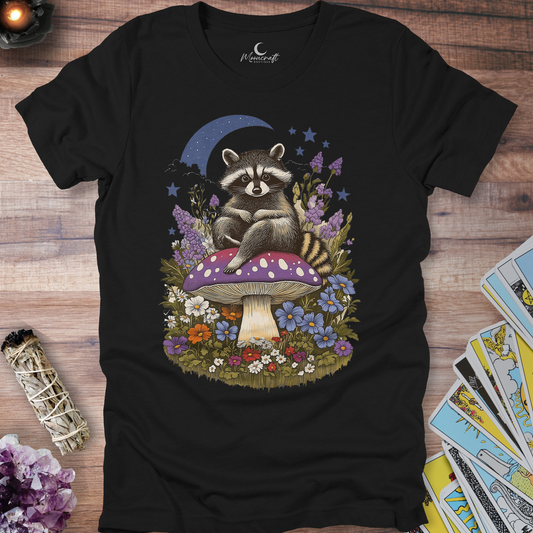 Cottagecore Raccoon T-Shirt