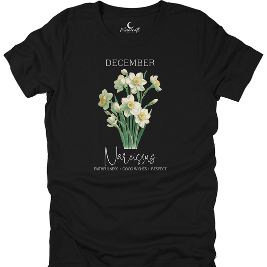 December Birth Month Flower T-Shirt