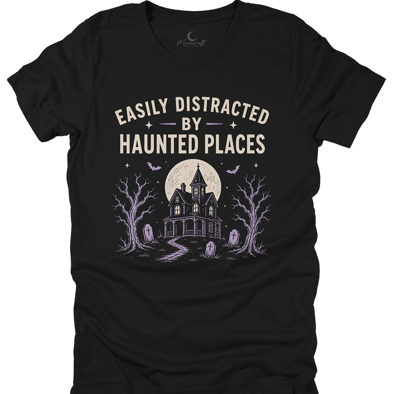 Easily Distracted by Haunted Places T-Shirt