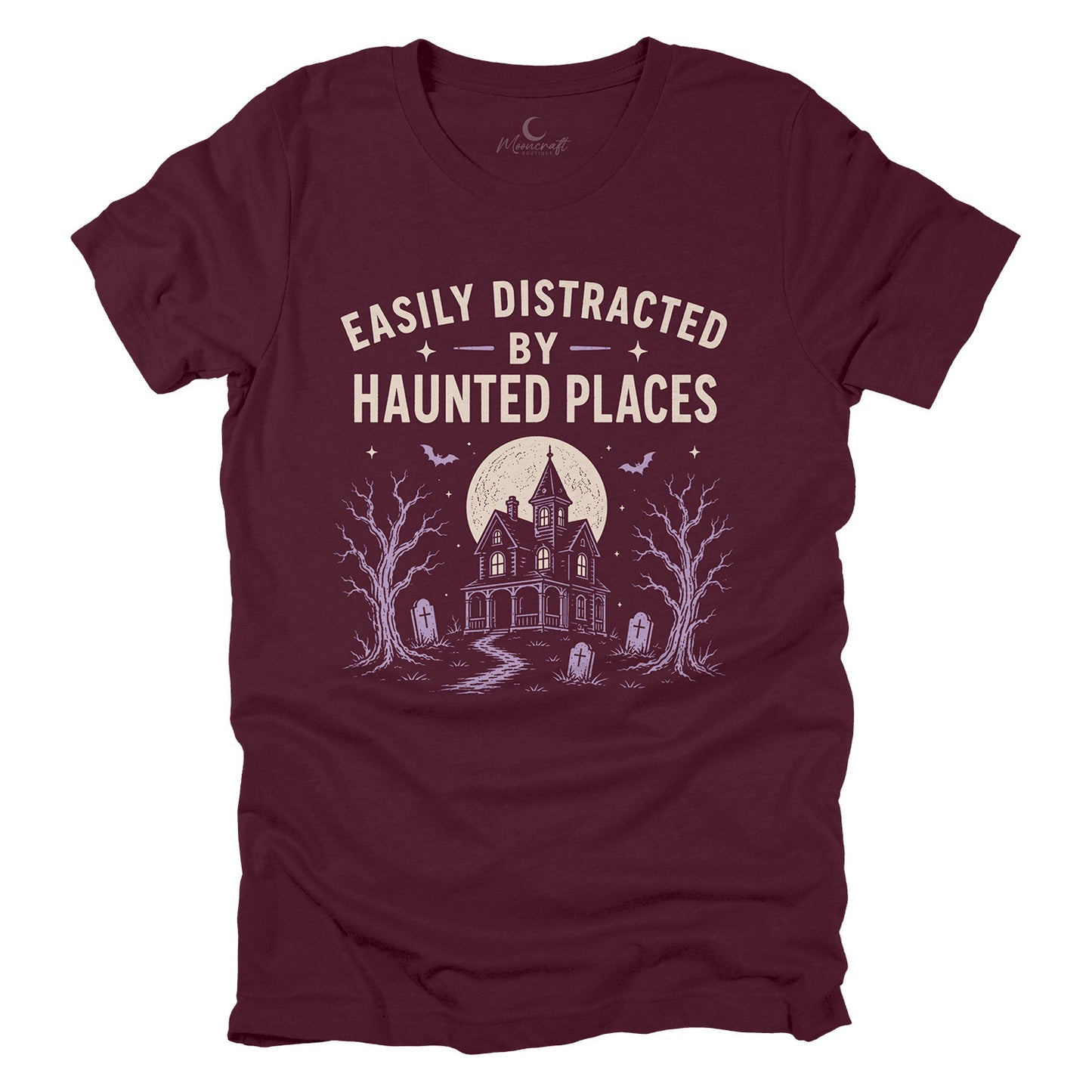 Easily Distracted by Haunted Places T-Shirt