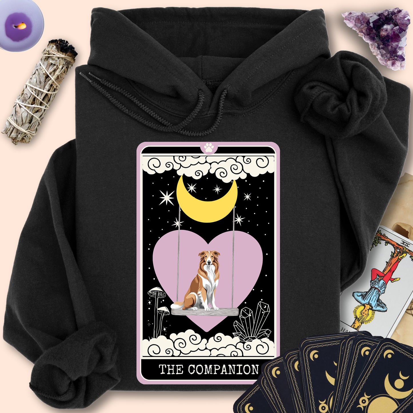 The Companion - Rough Collie Hoodie