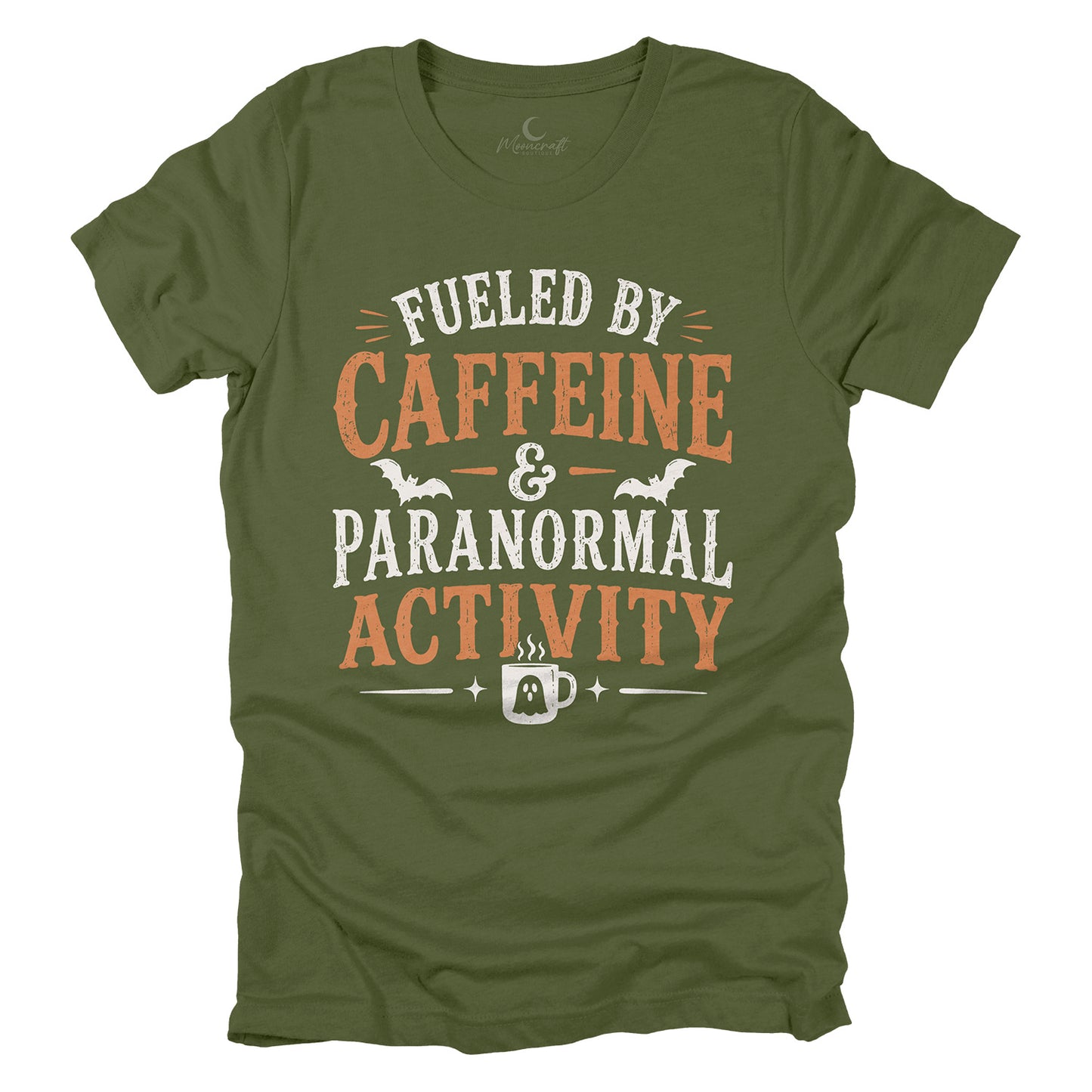 Fueled By Caffeine And Paranormal Activity T-Shirt