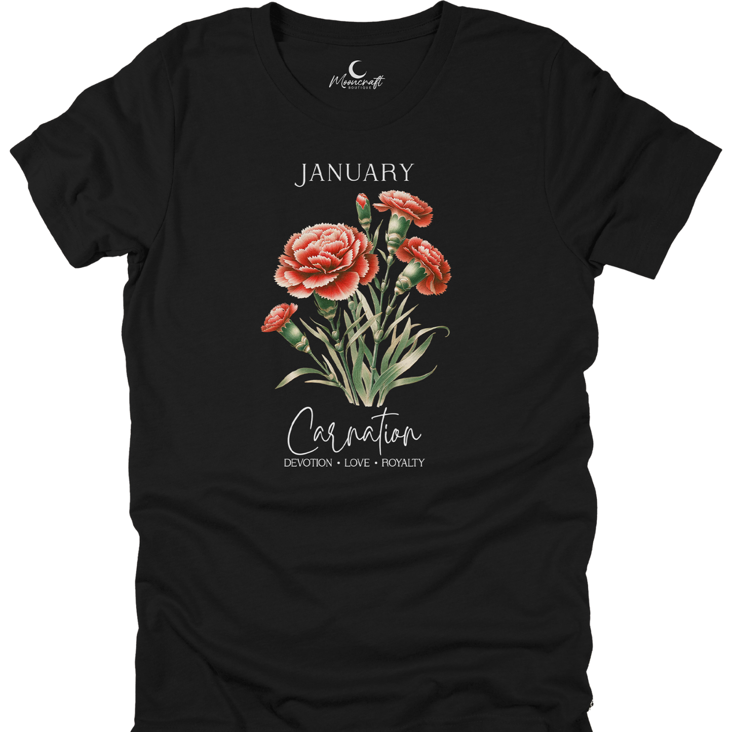 January Birth Month Flower T-Shirt