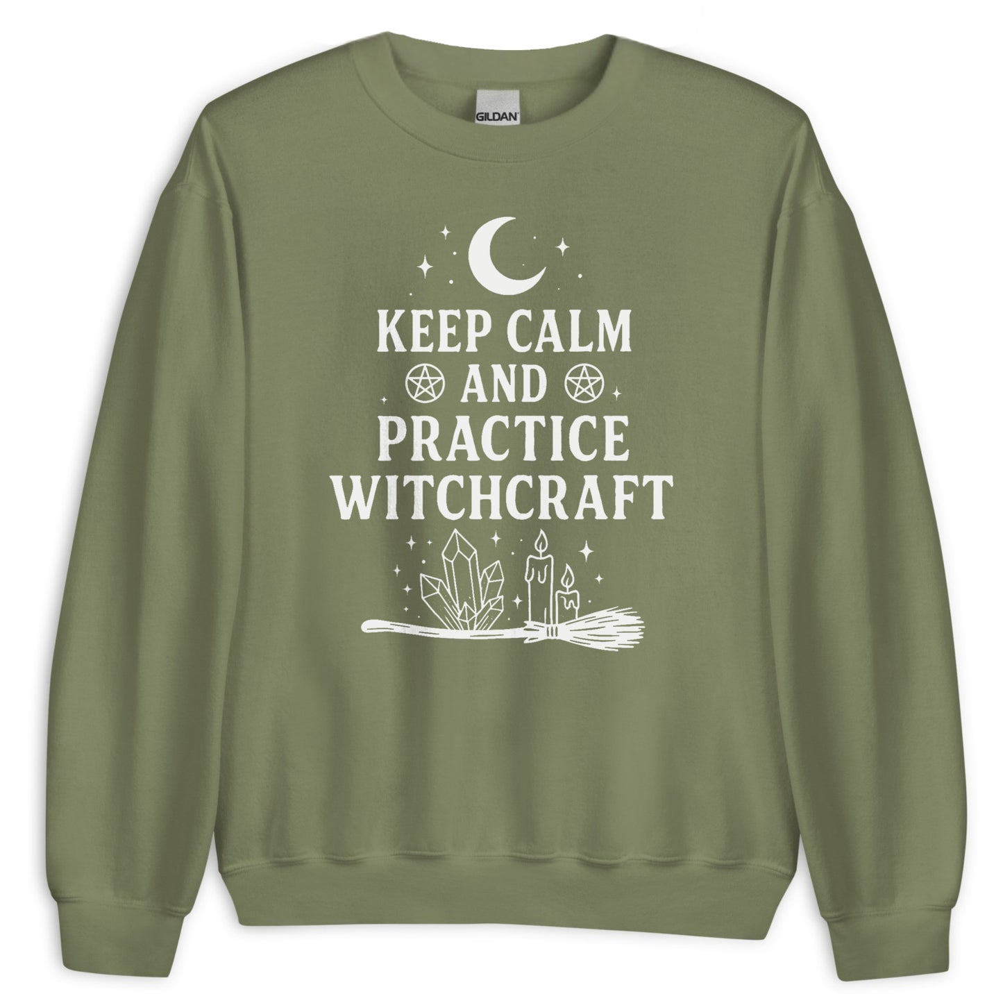 Keep Calm And Practice Witchcraft Sweatshirt